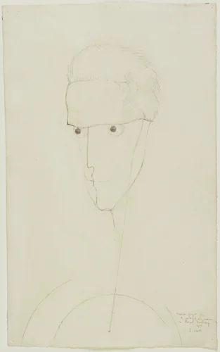 Marcel Duchamp by Jean Crotti, drawing, 1915