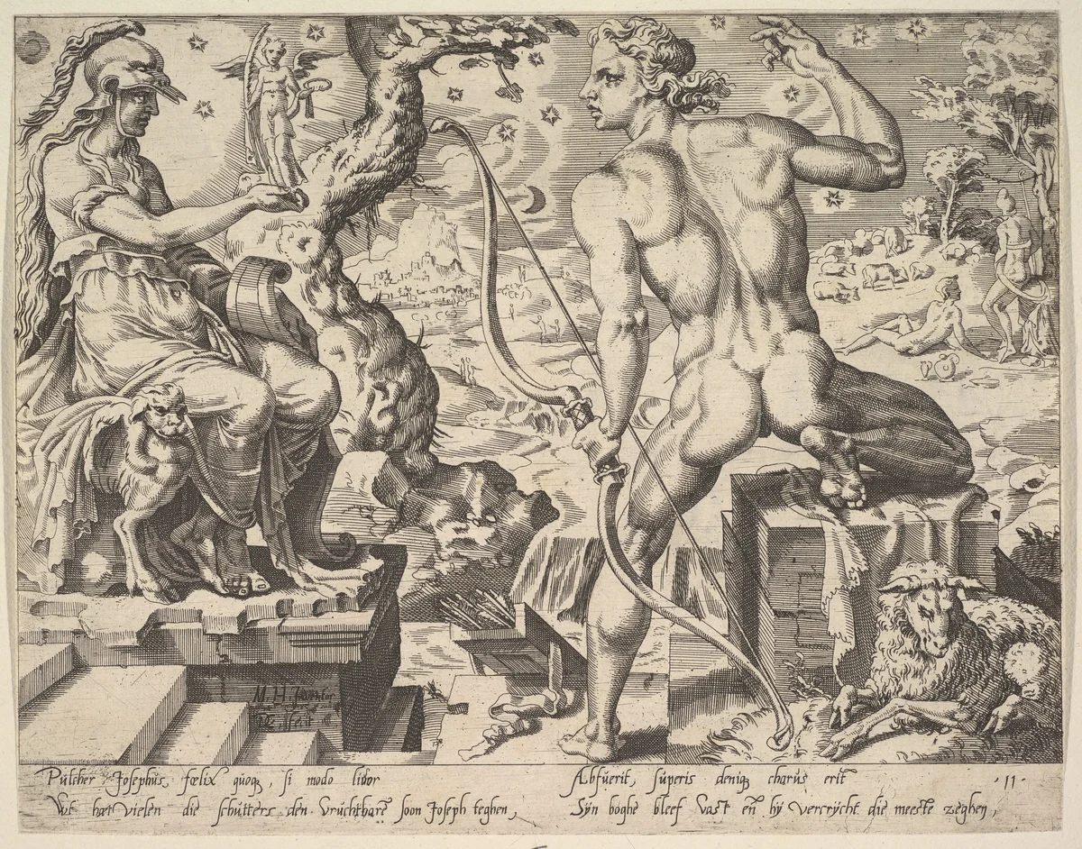 Joseph, from "The Twelve Patriarchs" by Maarten van Heemskerck, print, 1550