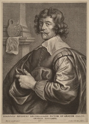 Joannes Meyssens by Cornelis Galle Sir Anthony van Dyck, print, 1626-1641