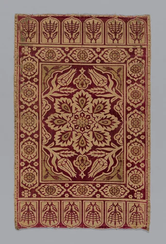 Cushion Cover by Turkey, Bursa, textile, 1601-1650