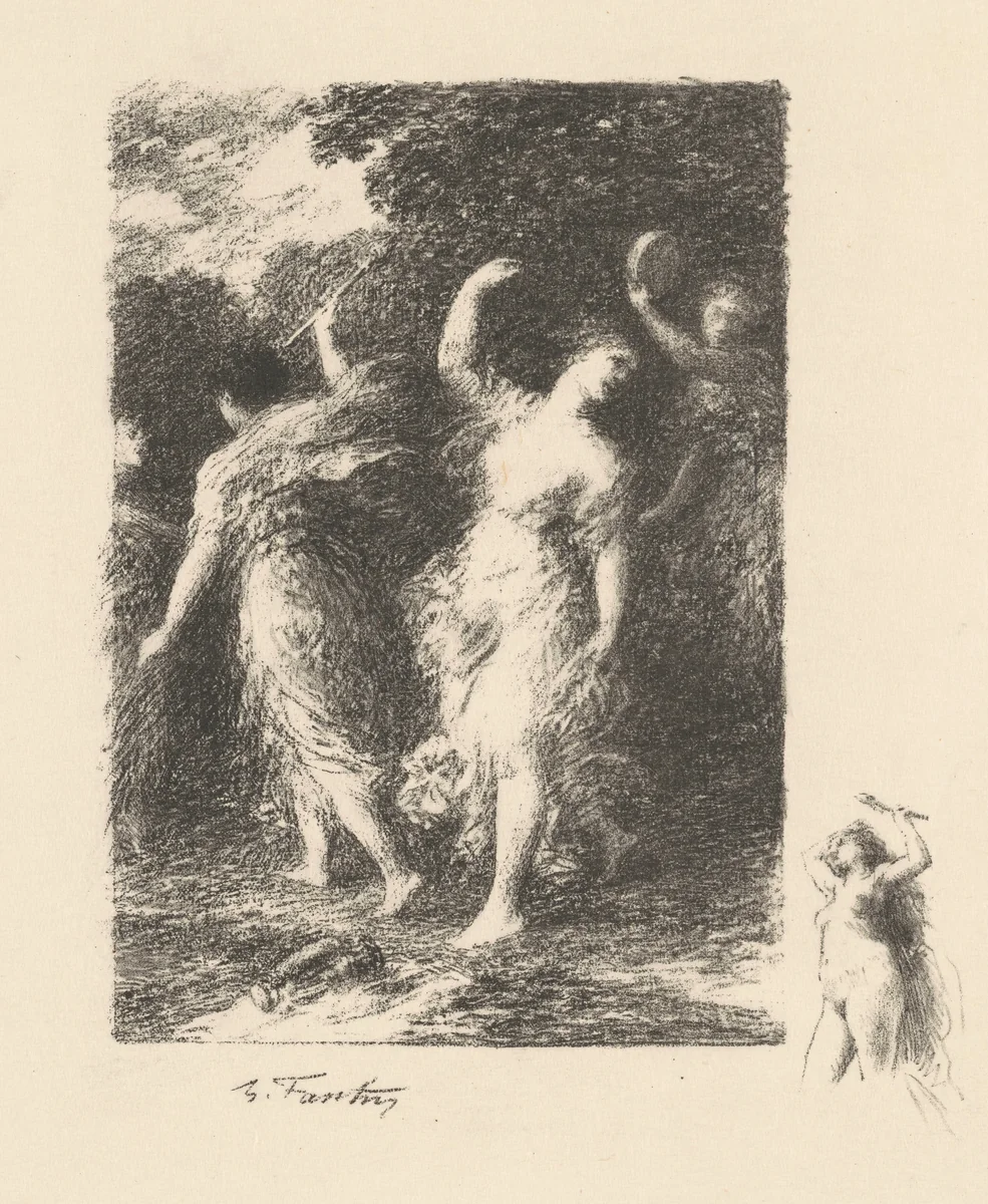 Bacchus by Henri Fantin-Latour, print, 1903