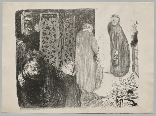 Interior with a Screen by Edouard Vuillard, print, 1888-1898