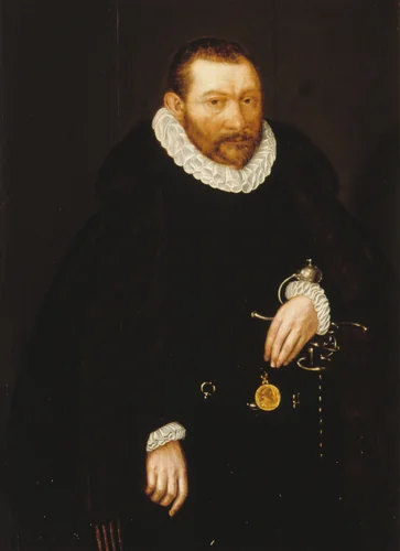 Portrait of François de Virieu (d. 1596) by anonymous, painting, 1580