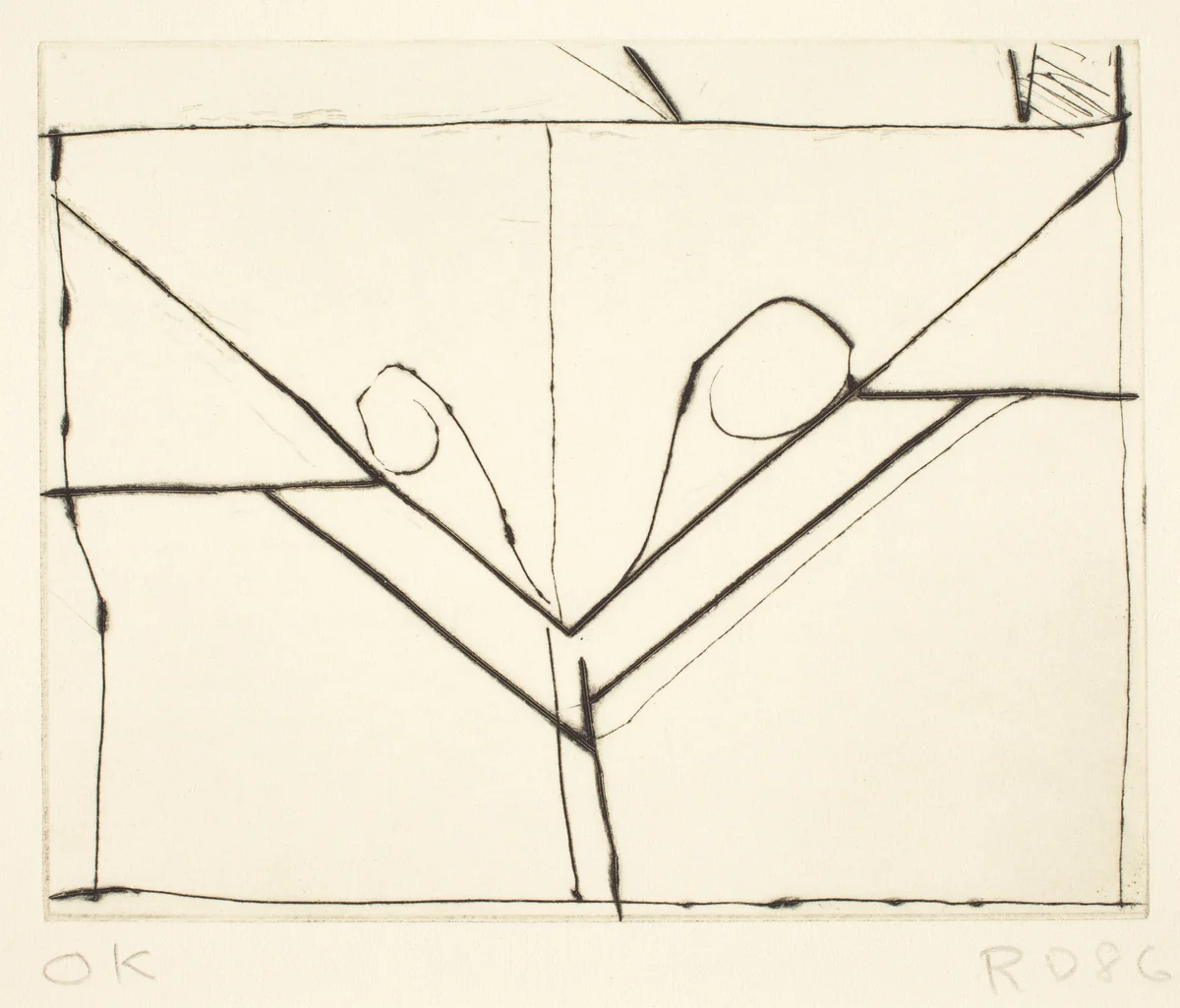 Y by Richard Diebenkorn, print, 1986