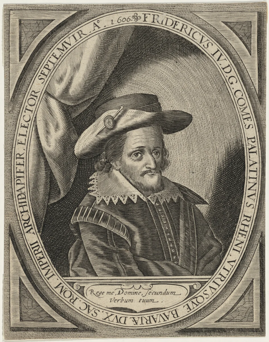 Frederick IV, Elector Palatine by Unknown 19th Century, print, 1606