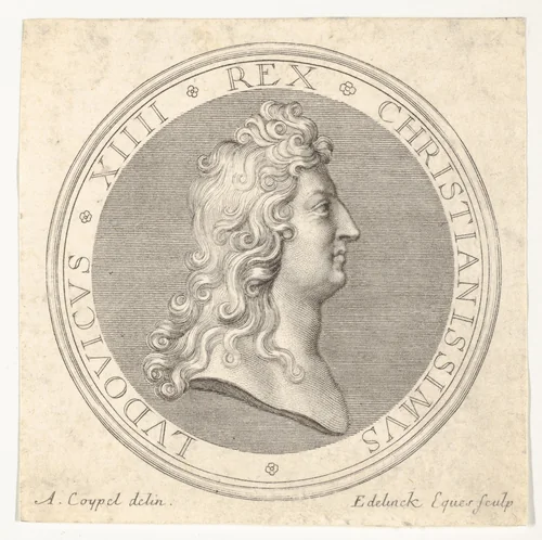 Medal by Gérard Edelinck, print, 1640-1707