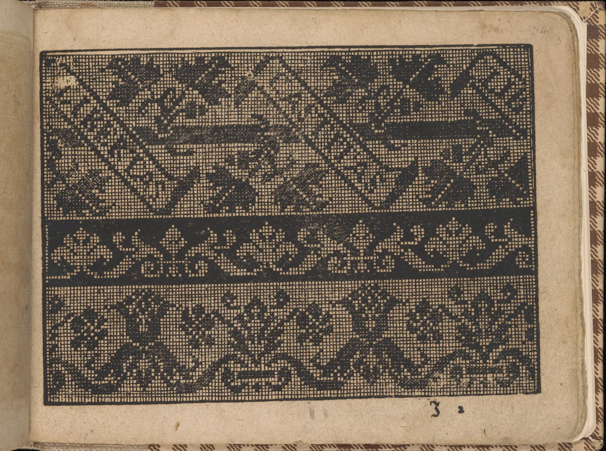 New Künstlichs Modelbuch (Page 34 recto) by Bernhard Jobin, book, 1600