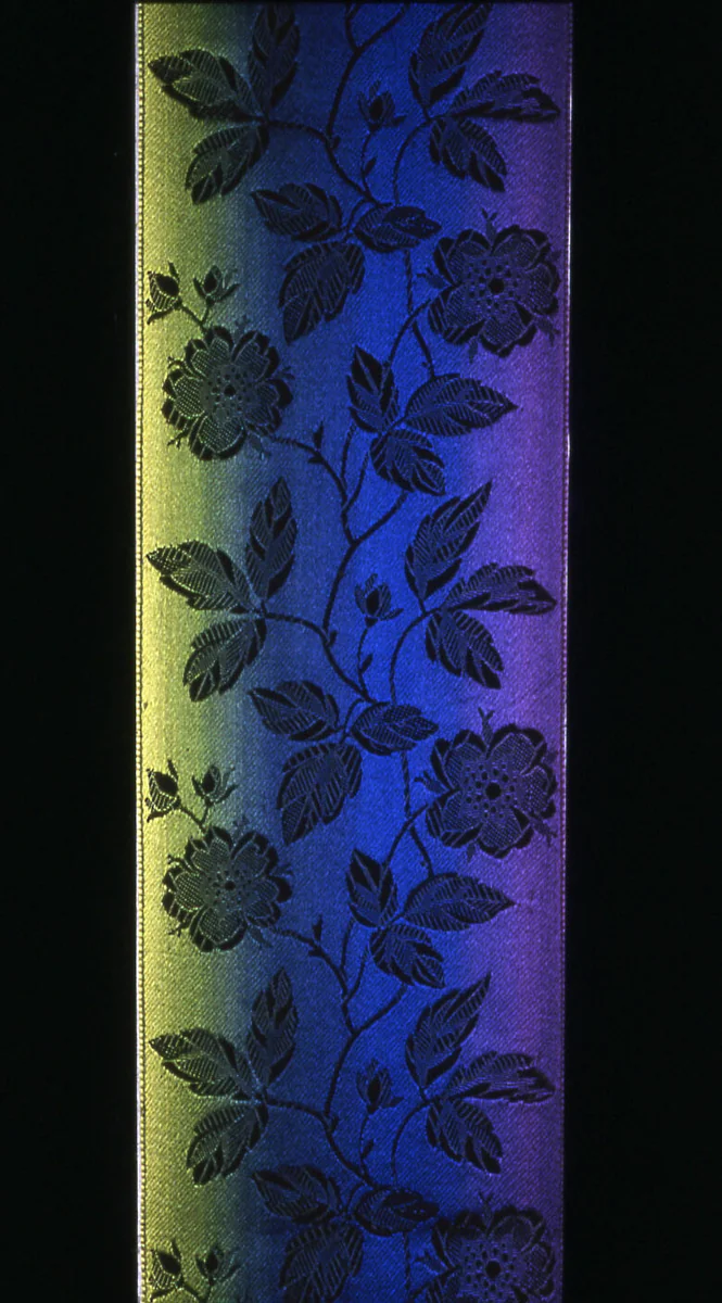 Ribbon by Probably France, textile, 1860-1880