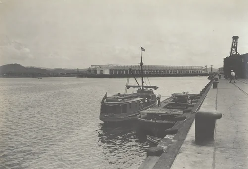 Balboa Terminals. Pier #18 during construction by Unidentified Photographer, photograph, 1916