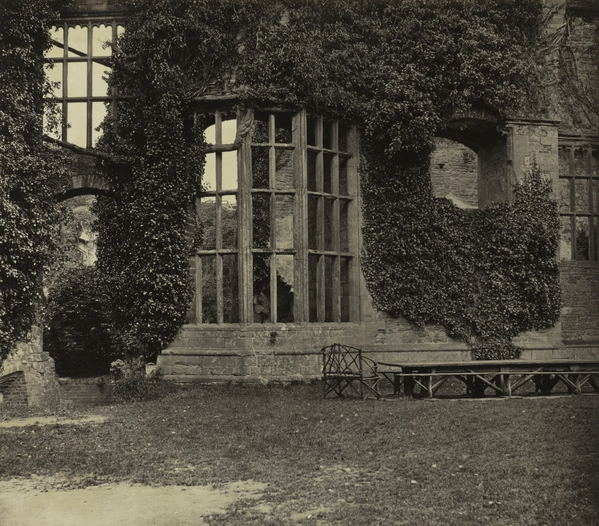 At Raglan Castle by F.D., photograph, 1853-1863