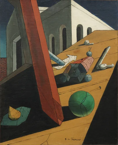 The Evil Genius of a King by Giorgio de Chirico, painting, 1914