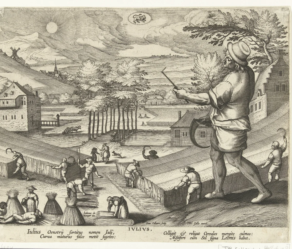 Juli by Unknown, print, 1586-1618