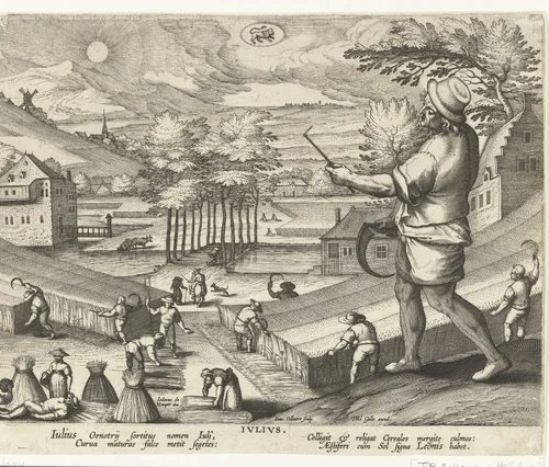 Juli by Unknown, print, 1586-1618
