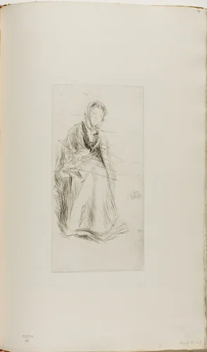 The Scotch Widow by James McNeill Whistler, print, 1875-1876