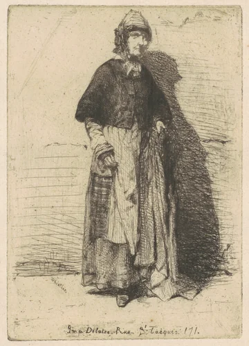 La Mère Gérard by James McNeill Whistler, print, 1858