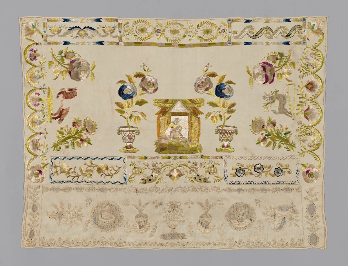 Sampler by France, textile, 1801-1900