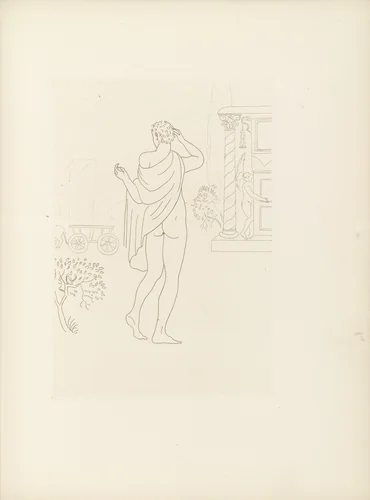 Untitled (plate, folio 11) from Ten Sonnets by Othon Coubine, illustrated book, 1924