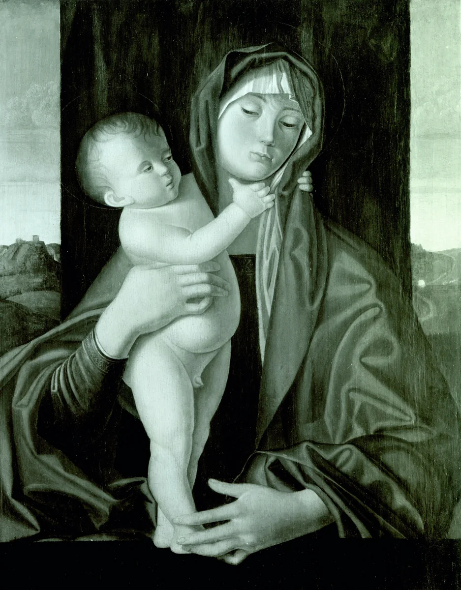 Virgin and Child by Giovanni Bellini, painting, 1500-1600