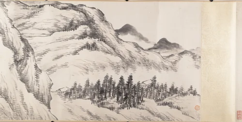 Landscape by Song Nian, painting, 1898