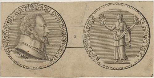 Thomas Bodley by Michael Burghers, print, 1640-1723