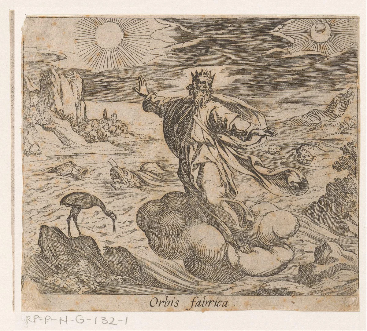 Cycnus en Hyrie by Antonio Tempesta, print, 1606-1638