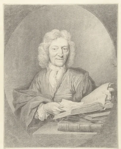 Portret van Jan Pietersz. Zomer by Arnold Boonen, drawing, 1679-1729