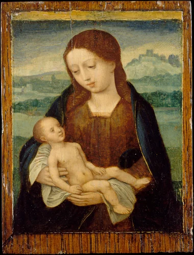 Virgin and Child by Master of the Female Half-Lengths, painting, 1525-1550