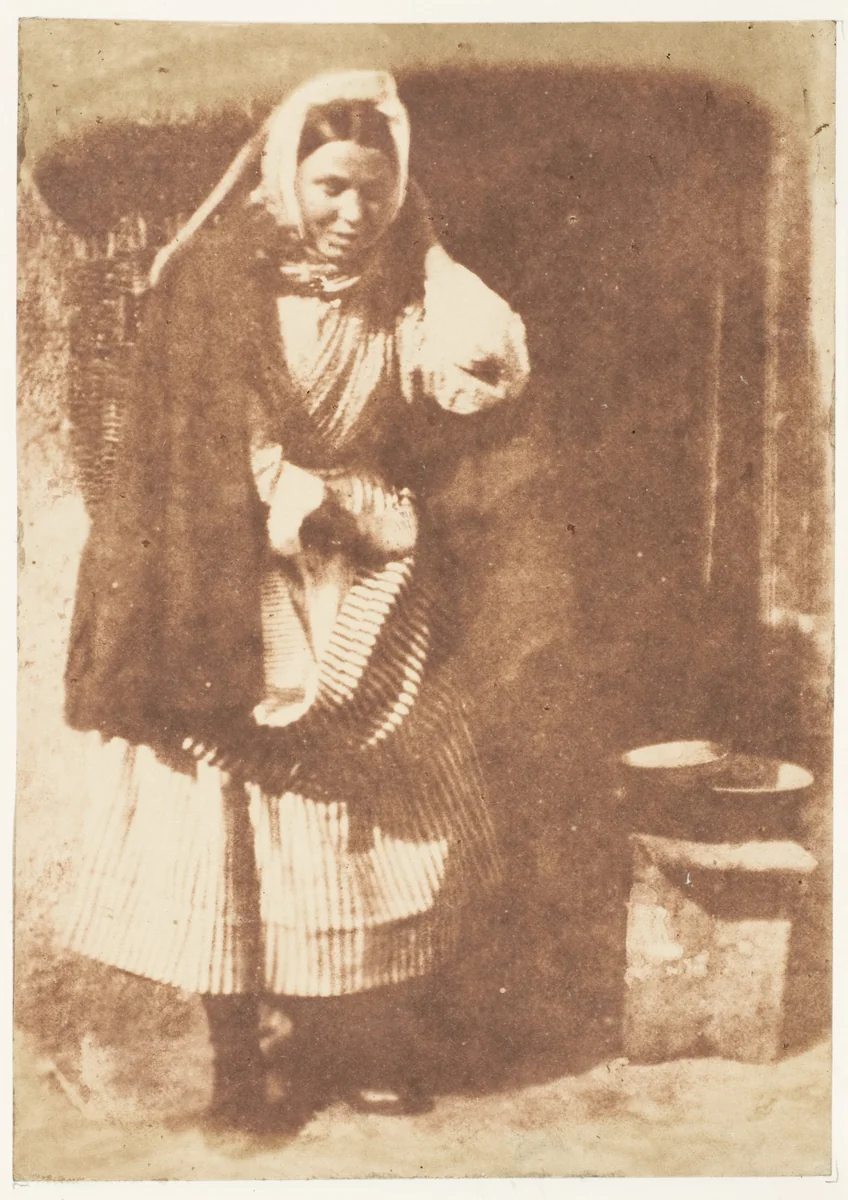 Newhaven Fishwife by Hill and Adamson, photograph, 1843-1847