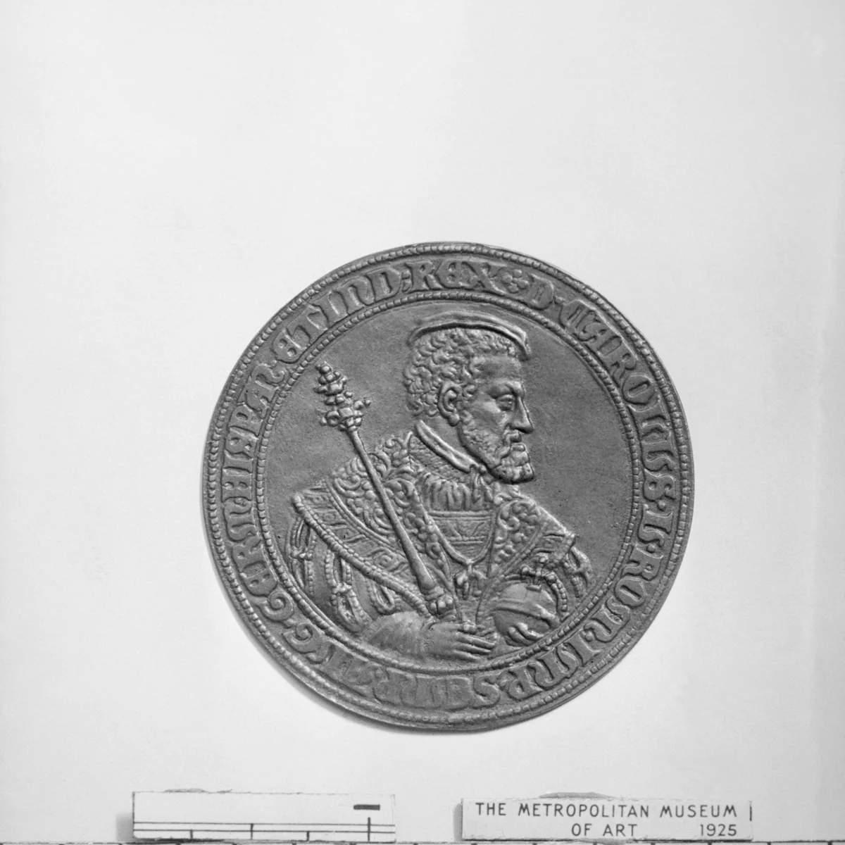Emperor Charles V by Koehler, metalwork, 1700-1799