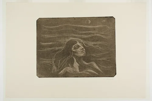 On the Waves of Love by Edvard Munch, print, 1896