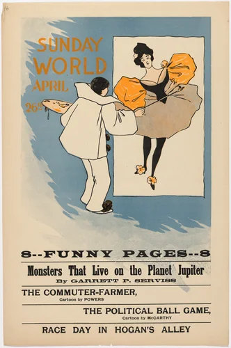 The Sunday World, April 26th by anonymous, print, 1896