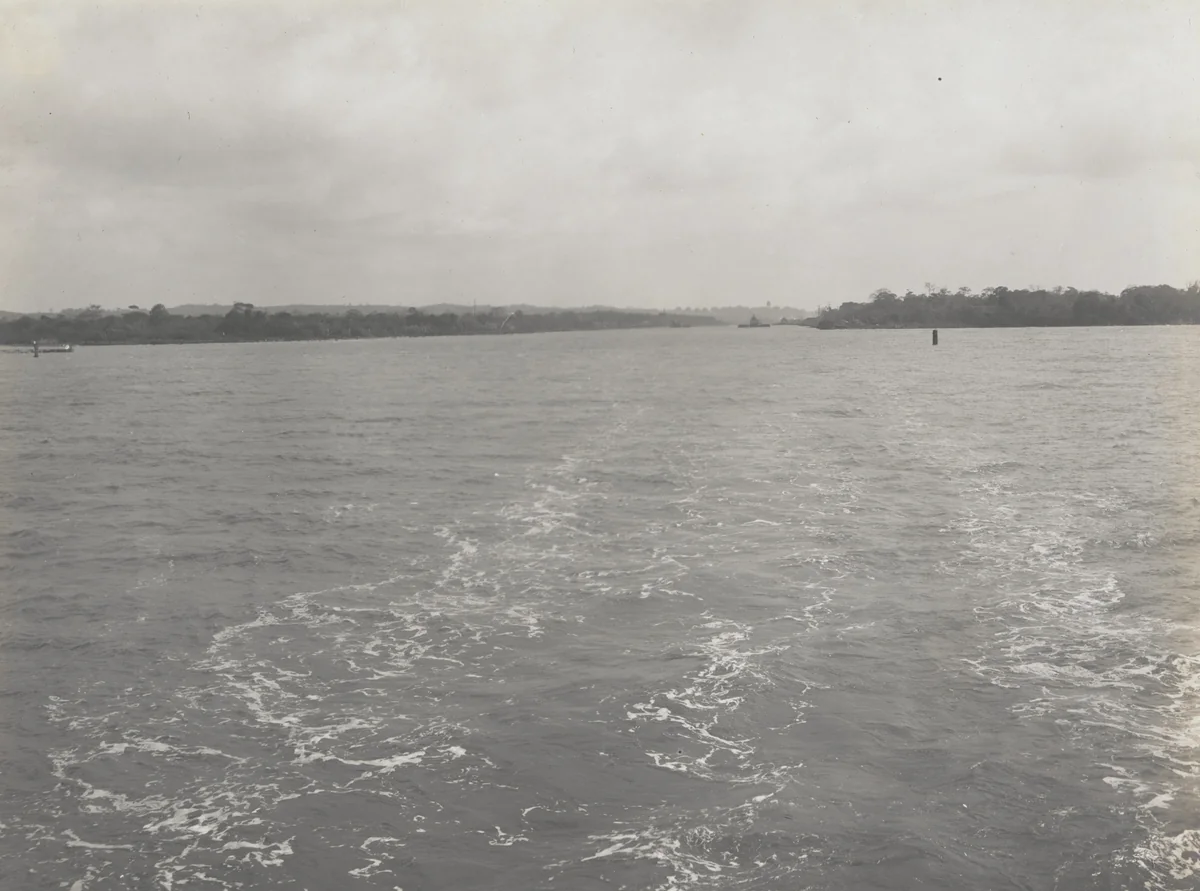 Panama Canal. Atlantic entrance, looking south by Unidentified Photographer, photograph, 1913