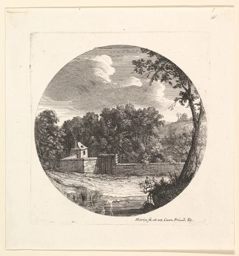 Le Porte Balle assis by Jean Morin, print, 1605-1650