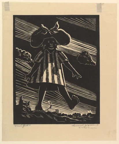Wash Girl by Samuel Joseph Brown, Jr., print, 1935-1943
