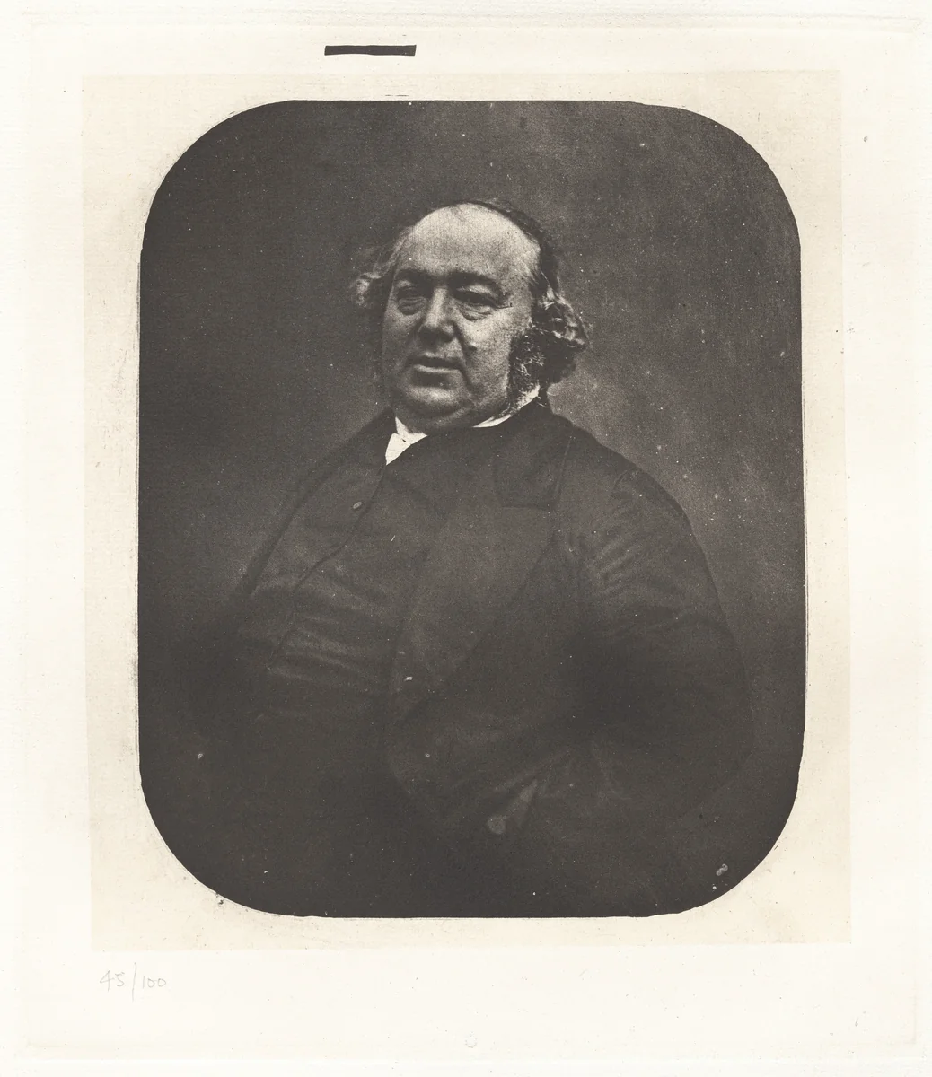 Planche IX – Portrait de Jules Janin, d'après Nadar (Plate IX – Portrait of Jules Janin, by Nadar) by Charles Nègre
Nadar
André Jammes, photograph, 1852-1862