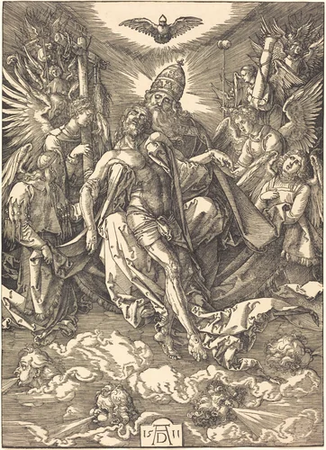 The Trinity by Albrecht Dürer, print, 1511