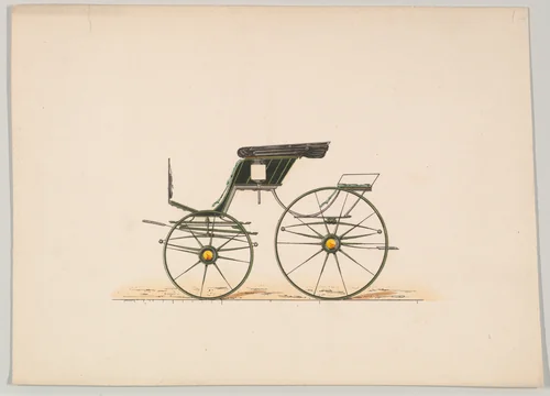Spider Phaeton (unnumbered) by Brewster & Co., print, 1865-1875