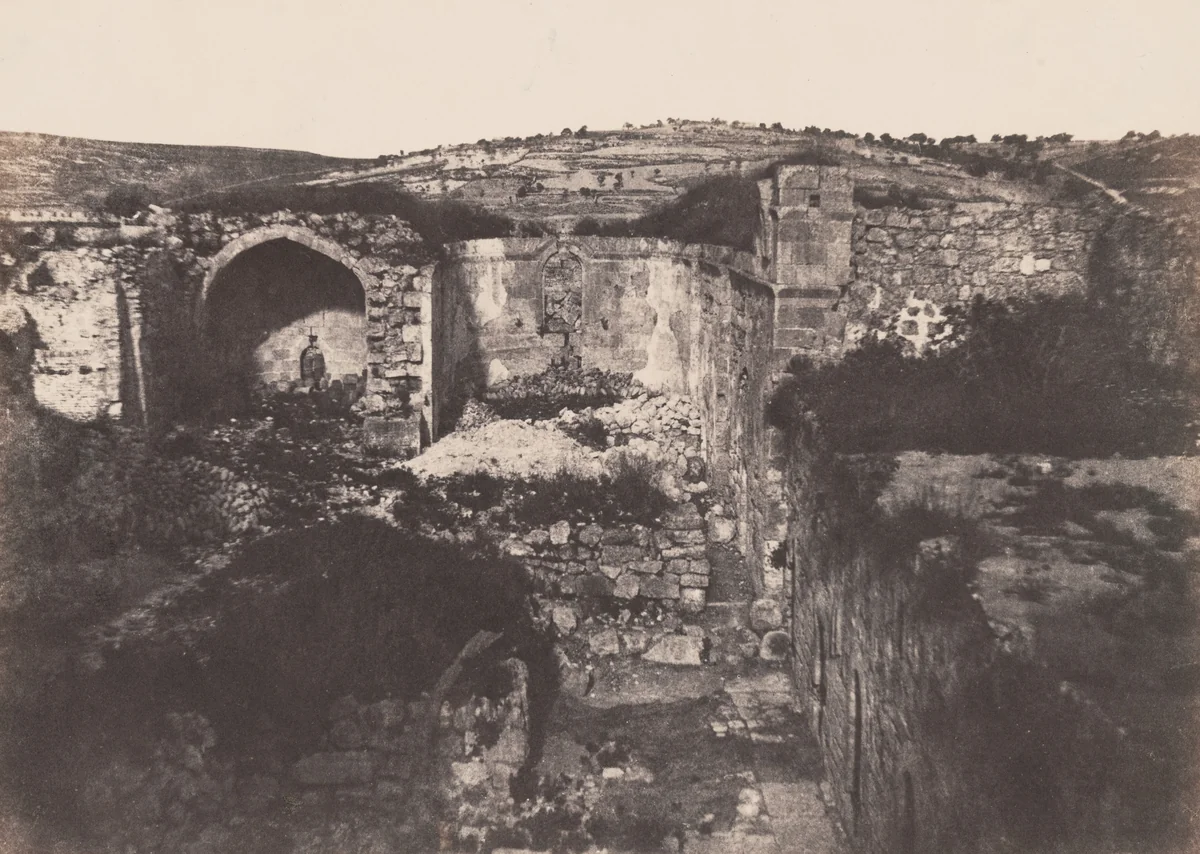 Jérusalem: Église de Sainte Marie Madeleine (Jerusalem: Church of St. Mary Magdalene) by Auguste Salzmann, photograph, 1854