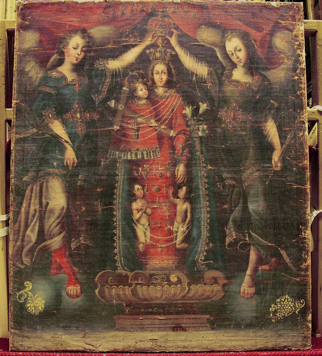 Nuestra Señora de los Desamparados (Our Lady of the Forsaken) by Spanish Painter, artwork, 1700-1799