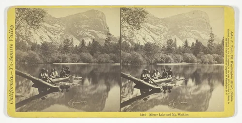 Mirror Lake and Mt. Watkins, No. 1248 from the series "California—Yo-Semite Valley" by John P. Soule, photograph, 1870