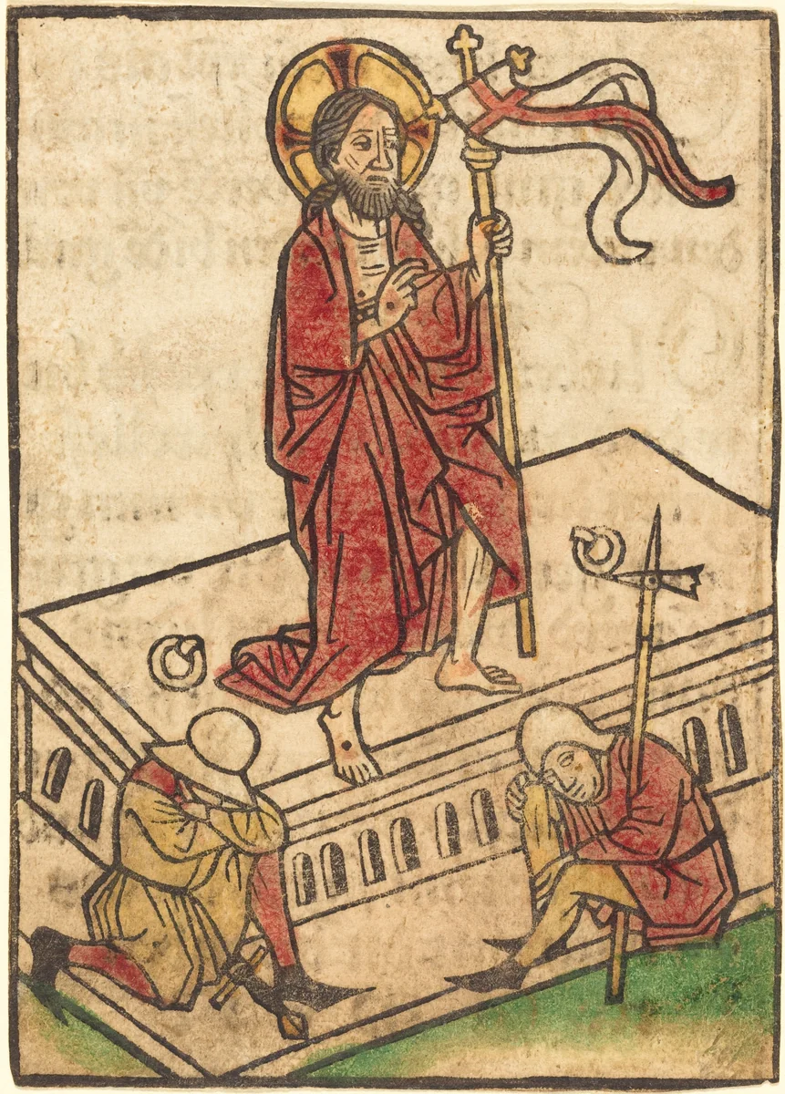 The Resurrection by Ludwig of Ulm, print, 1390-1510