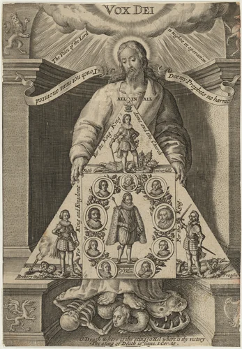Vox Dei, by Thomas Scott by Crispijn van de Passe I, print, 1624