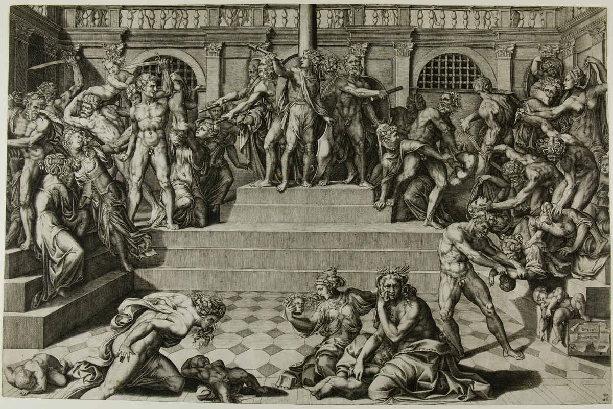 The Massacre of the Innocents by Nicolas Beatrizet
Baccio Bandinelli, print, 1525-1565