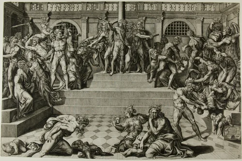 The Massacre of the Innocents by Nicolas Beatrizet
Baccio Bandinelli, print, 1525-1565