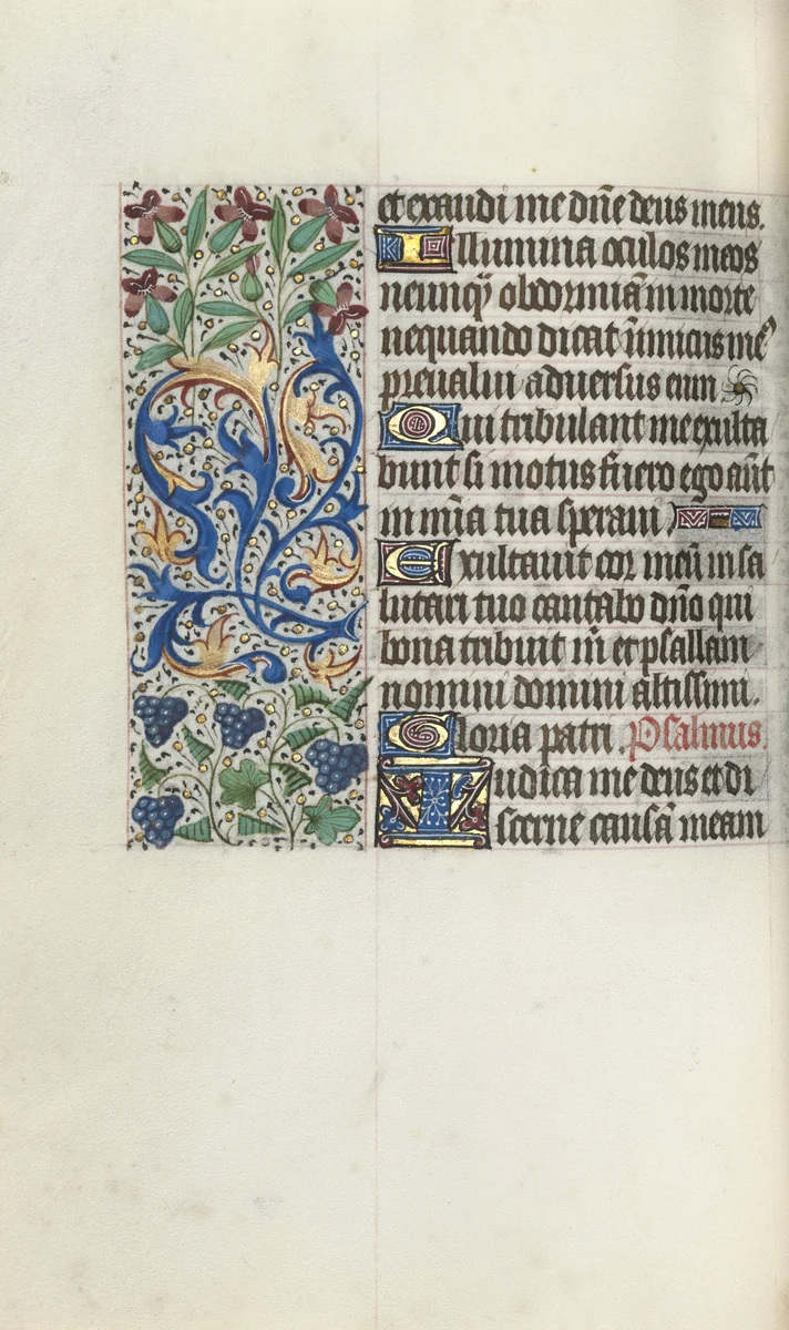 Book of Hours (Use of Rouen): fol. 75v by Master of the Geneva Latini, book, 1465-1475