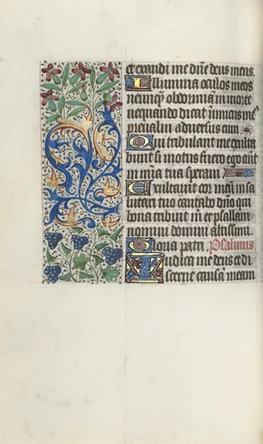 Book of Hours (Use of Rouen): fol. 75v by Master of the Geneva Latini, book, 1465-1475