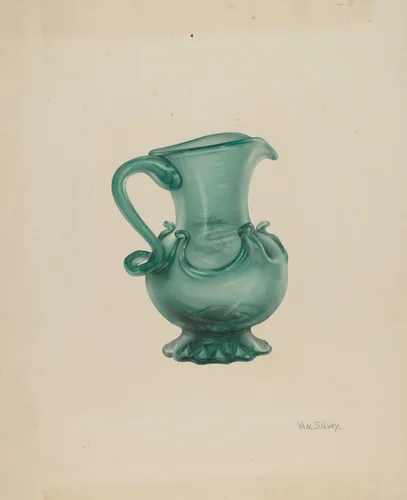 Pitcher by Van Silvay, index of american design, 1940