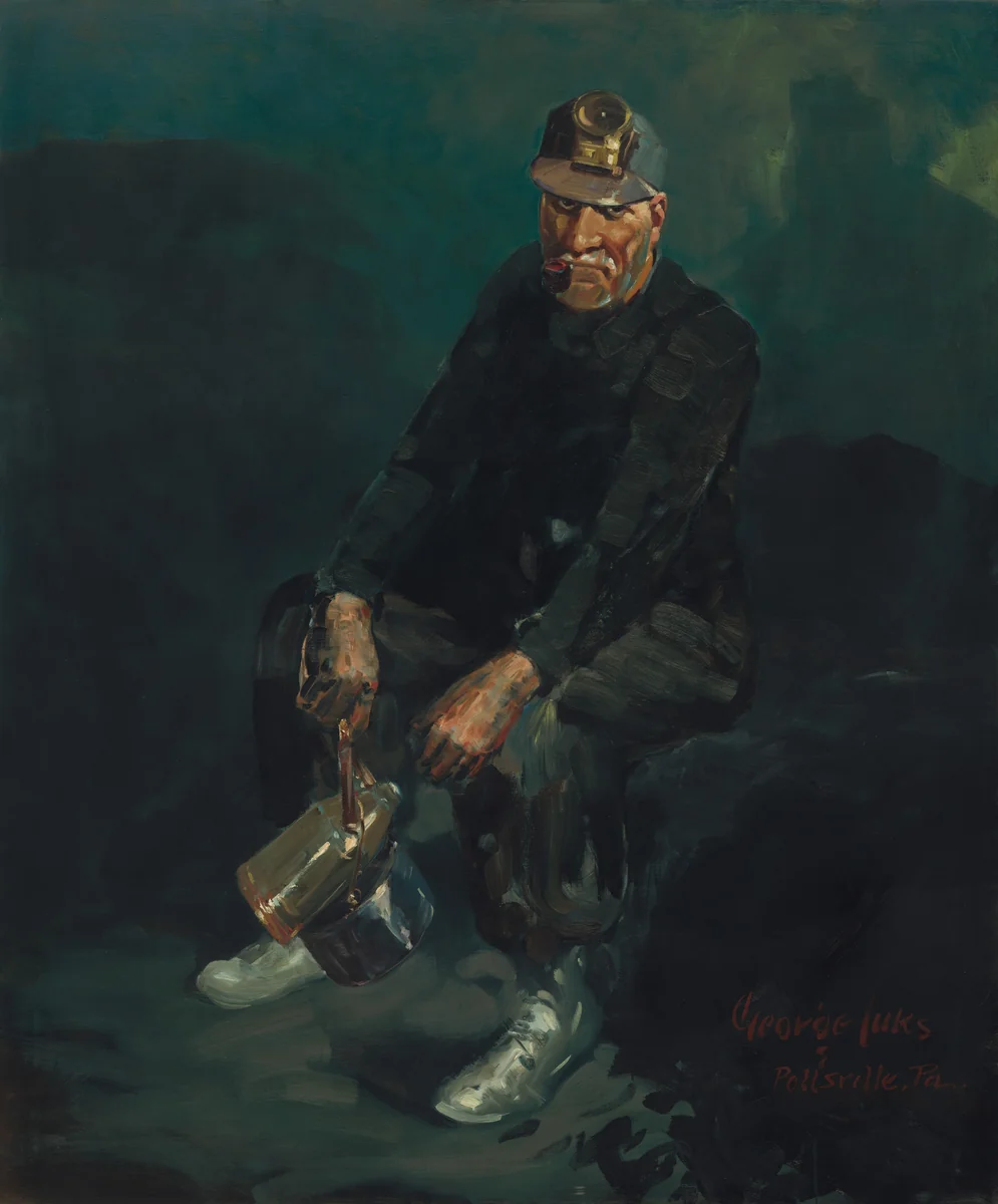 The Fire Boss by George Luks, painting, 1925