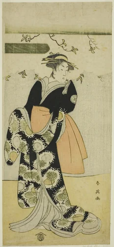 The Actor Segawa Kikunojo III in an Unidentified Role by Katsukawa Shun'ei (勝川春英), print, 1795-1799