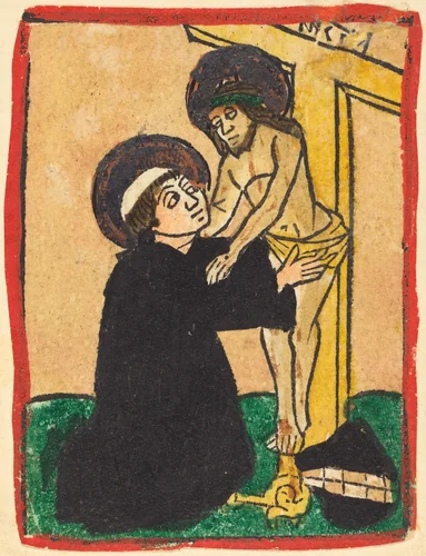 Saint Bernard of Clairvaux by German 15th Century, print, 1470-1475